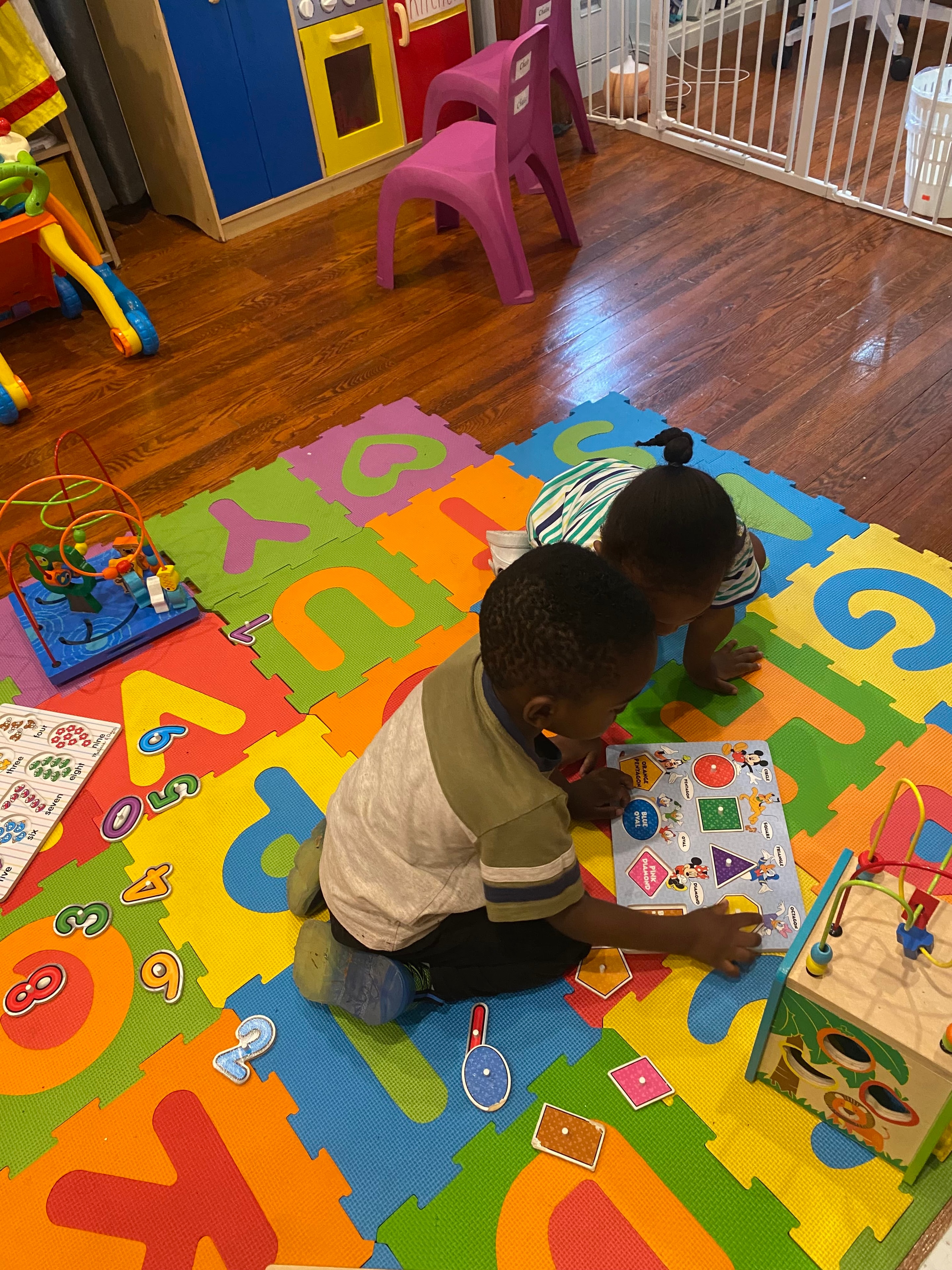 Children enjoying activities at Destiny Family Child Care